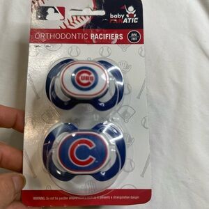 Chicago Cubs Baby Pacifier Set of 2 - Officially Licensed MLB BPA Free